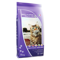 Bio Form (Біо Форм) Cat Premium Food Micio Mix – Сухий корм для котів з куркою, рибою та овочами 15 кг