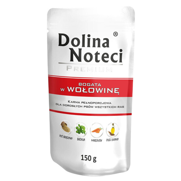 Dolina Noteci (Долина Нотецы) Dog Premium With Beef - Важный корм для собак с говядиной 150 г