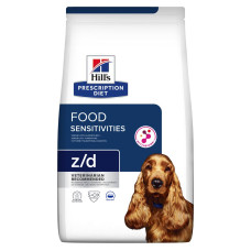 Hill’s (Хилс) Prescription Diet Dog Chicken Liver Z/D Food Sensitivites Adult Medium & Maxi - Сухой лечебный корм для взрослых собак средних и больших пород при пищевой аллергии с куриной печенью 3 кг