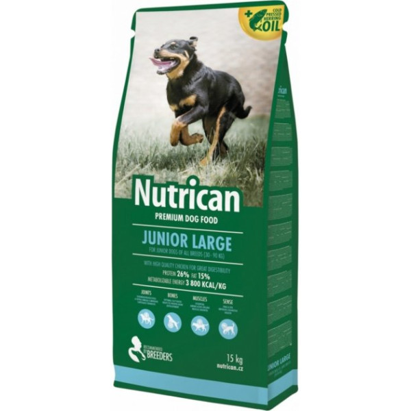 Nutrican (Нутрикан) Dog Chicken Junior Large - Сухой корм для щенков больших пород с мясом курицы 15 кг