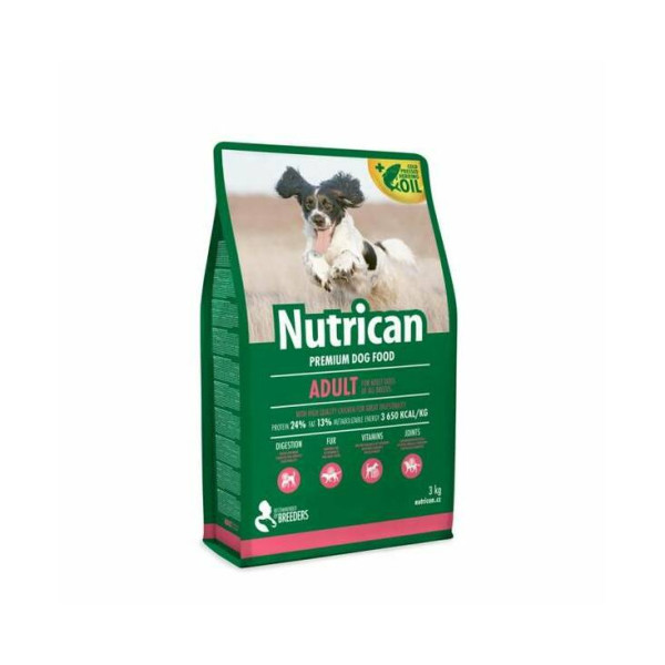 Nutrican (Нутрикан) Dog Chicken Adult All Breeds - Сухой корм для взрослых собак всех пород с мясом курицы 3 кг