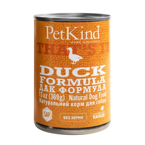 Petkind (Петкайнд) Duck Formula - Влажный корм для собак с канадской уткой 369 г