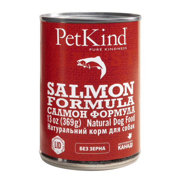 Petkind (Петкайнд) Salmon Formula - Влажный корм для собак с диким лососем и селедкой 369 г