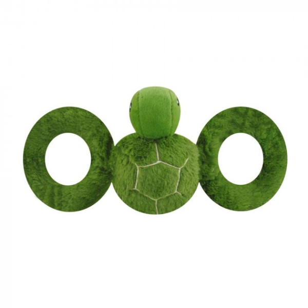 Jolly Pets (Джоли Петс) Tug-A-Mal Turtle - Игрушка для собак зелёная 13 см