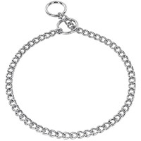 Sprenger (Спренгер) Collar Round Narrow Link - Нашийник для собак, коротка кругла ланка, хромована сталь 3 мм/55 см