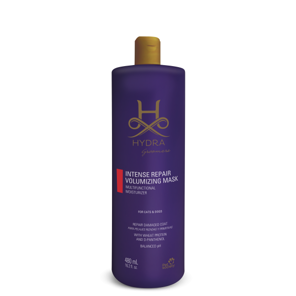 Hydra (Гидра) Groomers Intense Repair Volumizing Mask - Маска для взрослых собак и котов для интенсивного восстановления и придания объема шерсти 480 мл