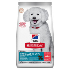 Hill`s (Хилс) Science Plan Dog Grain Free Salmon Hypoallergenic Adult Small & Mini - Сухой беззерновой корм для взрослых собак мелких и миниатюрных пород с чувствительным пищеварением и кожей с мясом лосося 6 кг