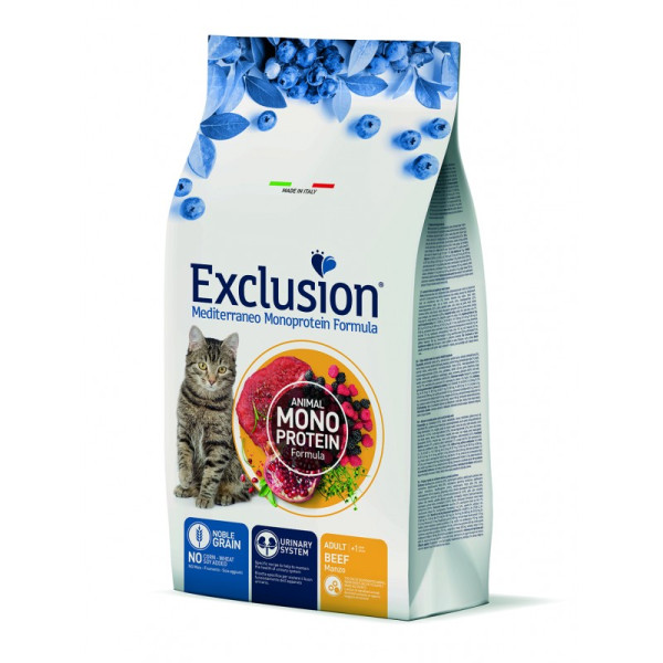 Exclusion (Эксклюжн) Cat Beef Adult - Сухой корм для взрослых котов с мясом говядины 12 кг
