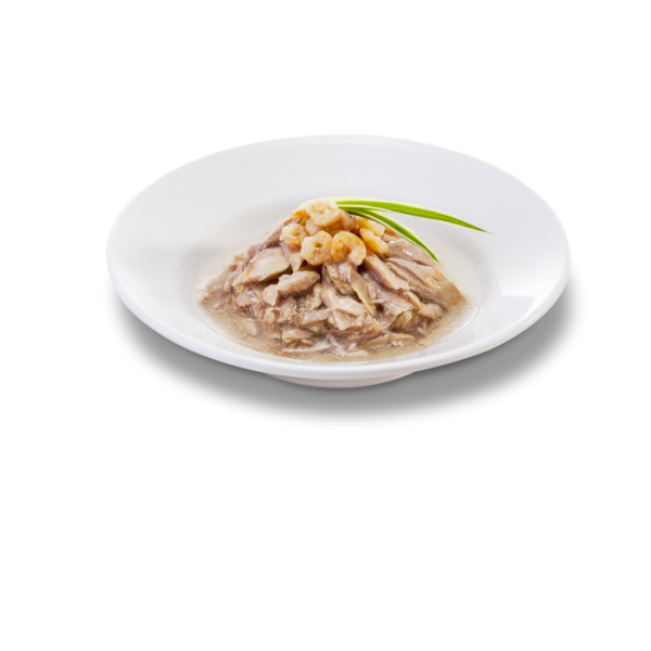 Cherie (Чери) Cat Hairball Tuna Shrimps in Gravy - Влажный корм для кошек для выведения шерсти с тунцем и креветками в соусе 80 г