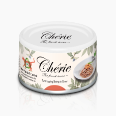 Cherie (Чері) Cat Grain Free Tuna & Shrimp Hairball All Life Stages - Вологий беззерновий корм для котів будь-якого віку для виведення грудок шерсті шматочки в соусі з м’ясом тунця та креветками 80 г
