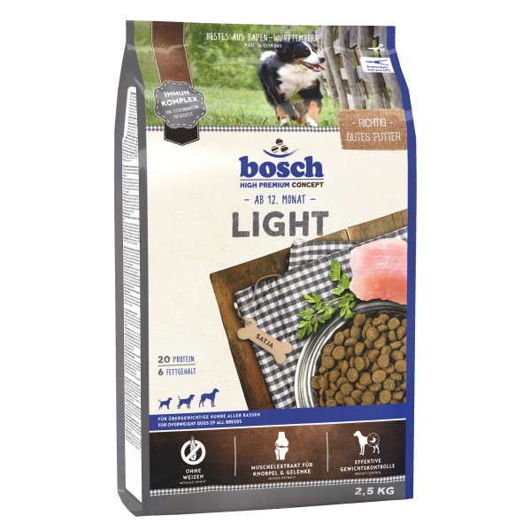 Bosch (Бош) HPC Adult Dog Light - Сухой корм для взрослых собак с избыточным весом 2.5 кг