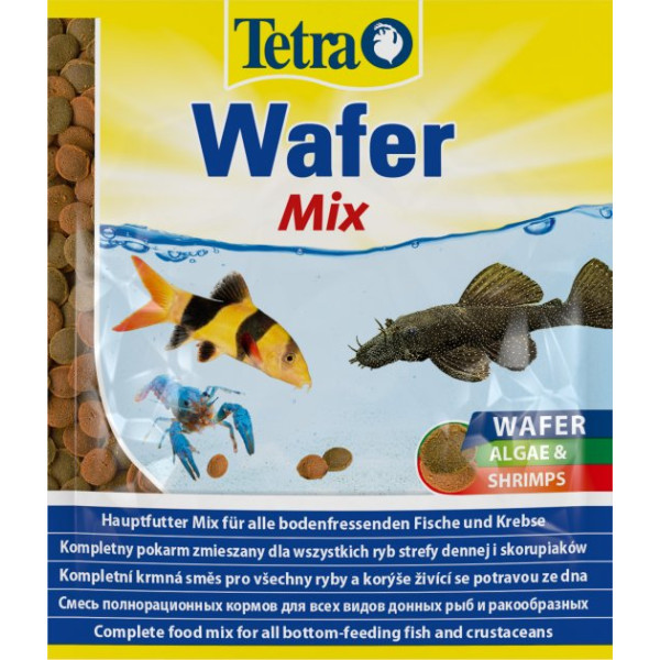 Tetra (Театра) Wafer Mix - Корм для аквариумных донных рыб (таблетки) 15 г