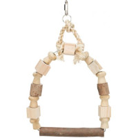 Trixie (Трикси) Arch Swing For Birds - Игрушка для птиц качели подвесные из дерева 13Х19 см