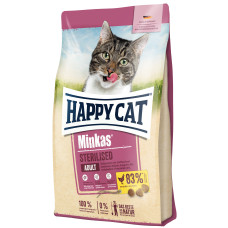 Happy Cat (Хепи Кет) Minkas Poultry Sterilised Adult - Сухой корм для взрослых стерилизованных котов с мясом птицы 1.5 кг