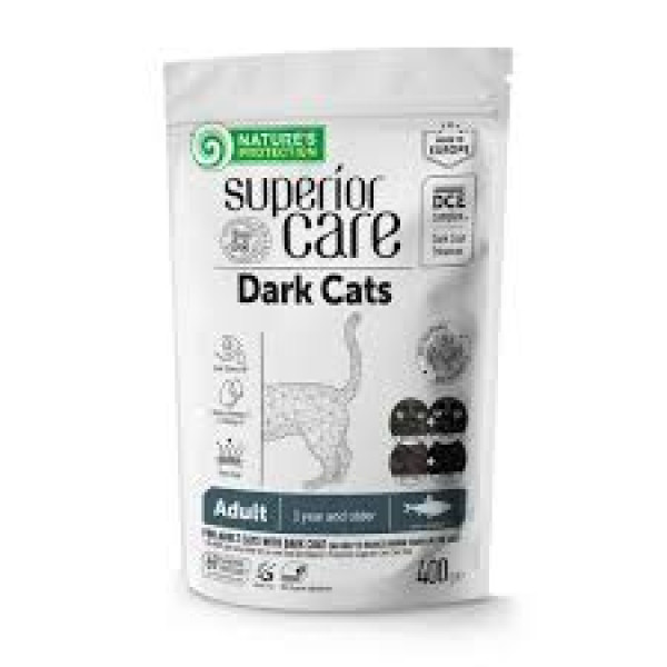 Nature’s Protection (Натур Протекшн) Superior Care Cat GF Adult Black Coat Herring - сухой корм для взрослых котов с черной шерстью с сельдью 400 г