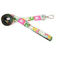 Max & Molly (Макс Молли) Short Leash Donuts M - Короткий поводок для собак с принтом пончики