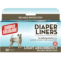 Simple Solution (Симпл Солюшн) Disposable Diaper Light Flow - Влагоуборочные прокладки для собак 22 шт.