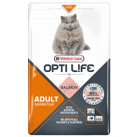Opti Life (Опти Лайф) Sensitive With Salmon - Сухой корм для кошек с чувствительным пищеварением с лососем 1 кг