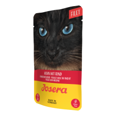 Josera (Йозера) Cat Grain Free Chicken & Beef Filet Adult - Влажный беззерновой корм для взрослых котов филе с мясом курицы и говядины 70 г