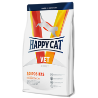 Happy Cat (Хепи Кет) Vet Diet Poultry Adipositas Adult - Сухой лечебный корм для взрослых котов с лишним весом с мясом птицы 4 кг