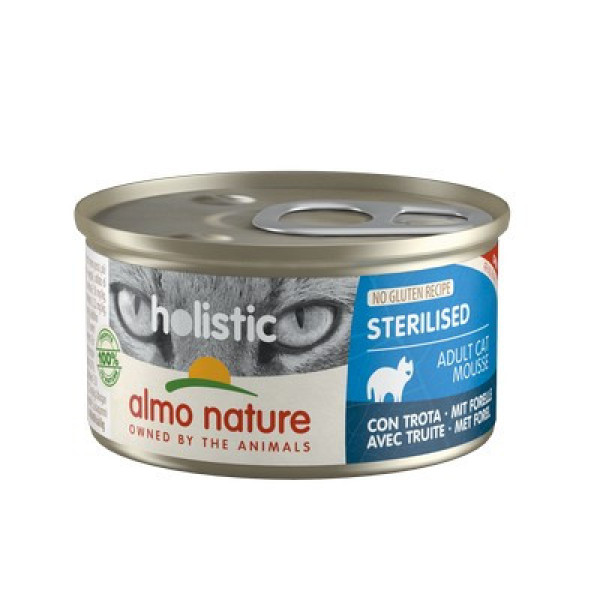 Almo Nature (Альмо Натюр) Cat Sterilised Trout - Влажный корм для стерилизованных кошек с форелью 85 г