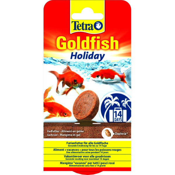 Tetra (Тетра) Goldfish Holiday - Корм на время отпуска для золотых рыбок и других видов холодноводных рыб 24 г