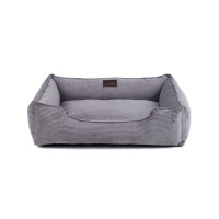Harley & Cho (Харли энд Чоу) Dreamer Velvet Grey S - Лежак для собак и котов серый 60х45 См