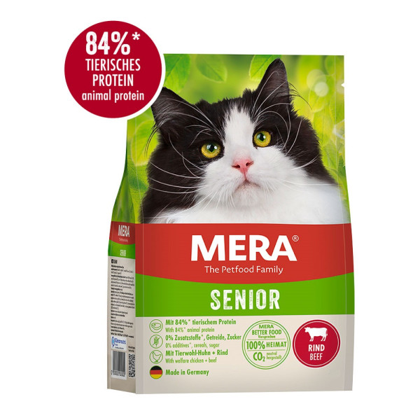 Mera (Мера) Cat Senior Beef - Сухой корм для кошек пожилого возраста с говядиной 2 кг