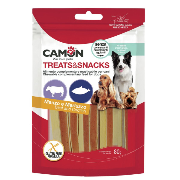 Camon (Камон) Dog Treats Sandwich With Beef&Cod - Лакомство для собак сэндвич с говядиной и треской 80 г