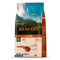 Bravery (Бравери) Dog Adult Mini Lamb - Сухой корм для собак мелких пород беззерновой с ягнятиной 2 кг