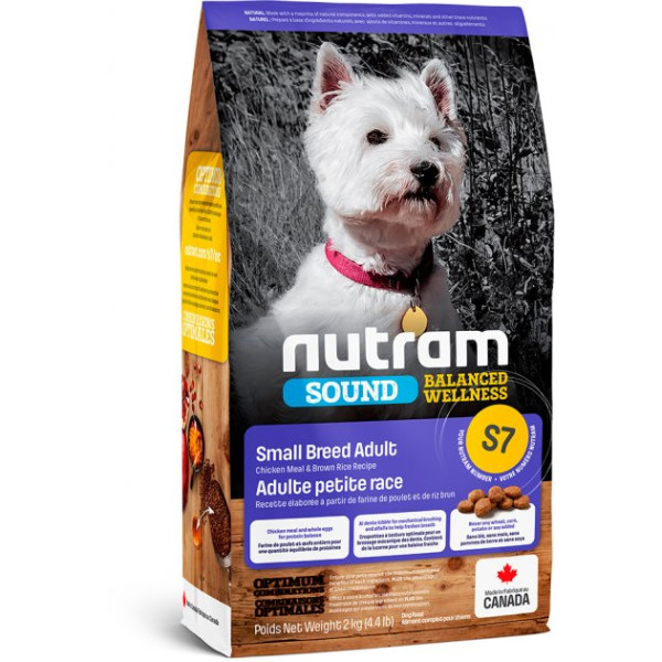Nutram (Нутрам) S7 Sound Balanced Small Breed Adult Dog Chiken - Сухий корм для собак дрібних порід з куркою 2 кг