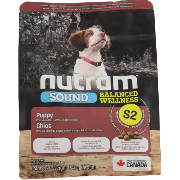 Nutram (Нутрам) S2 Sound Balanced Puppy Chiken - Сухой корм для щенков с курицей 0.34 кг