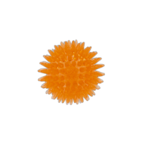 AnimАll (Энимал) GrizZzly Мяч колючий оранжевый - Игрушка для собак 6.4 см