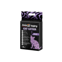 AnimAll (Энимал) Tofu Lavender - Наполнитель соевый для кошачьих туалетов с ароматом лаванды 6 л
