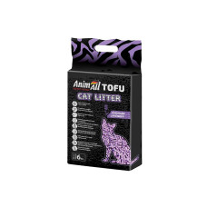 AnimAll (Енімал) Tofu Lavender - Наповнювач соєвий для котячих туалетів з ароматом лаванди 6 л