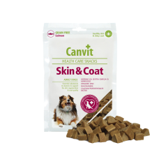 Canvit (Канвіт) Skin and Coat - Напіввологі функціональні ласощі для собак для здорової шкіри, міцних кігтів і густої блискучої шерсті 200 г