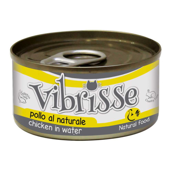 Vibrisse (Вибрис) Chicken in Water - Влажный корм для кошек курица в собственном соке 140 г