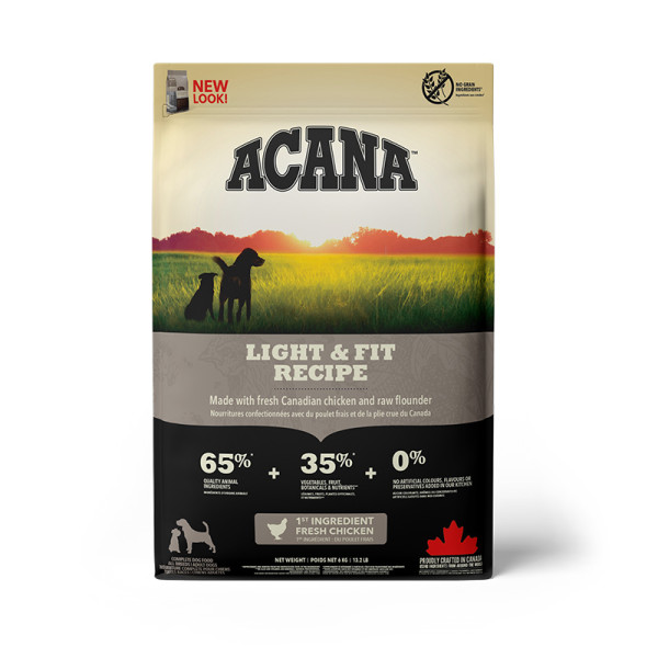 Acana (Акана) Heritage Light & Fit - Сухий корм для собак з надмірною вагою курча та індичка 6 кг
