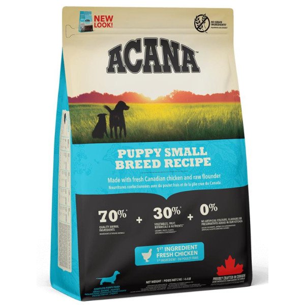 Acana (Акана) Heritage Puppy Small Breed - Сухий корм для цуценят дрібних порід курча та індичка 2 кг
