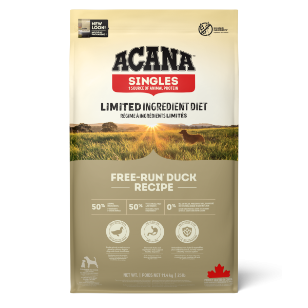 Acana (Акана) Single Free-Run Duck - Сухой гипоаллергенный корм для собак всех пород и возрастов утка 11.4 кг