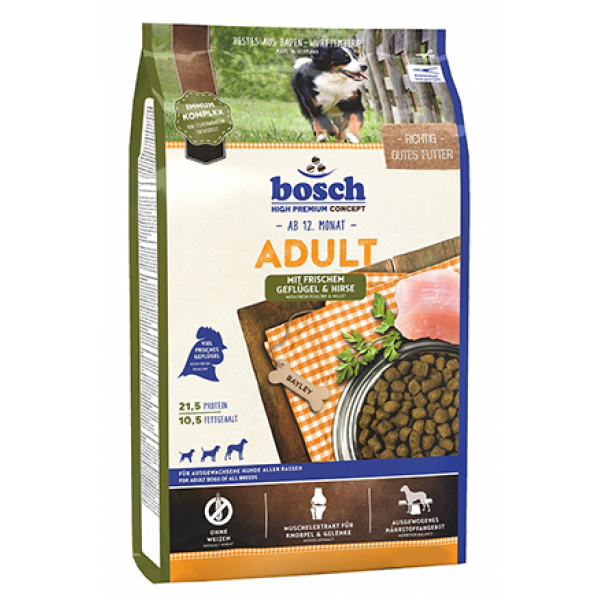Bosch (Бош) HPC Adult Dog Poultry&Millet - Сухой корм для взрослых собак всех пород с птицей 15 кг