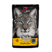 Alpha Spirit Pouch Chicken Mousse Cat - Полнорационный влажный корм с курицей для взрослых кошек 85 г