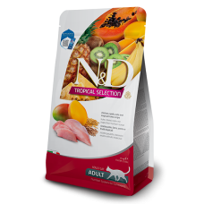 Farmina (Фарміна) Cat Low Grain N&D Tropical Selection Neutered Chicken Adult - Сухий корм для дорослих стерилізованих котів з куркою та тропічними фруктами 10 кг