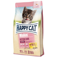 Happy Cat (Хепі Кет) Minkas Poultry Kitten - Сухий корм для кошенят віком від 1 до 6 місяців з м’ясом птиці 1.5 кг
