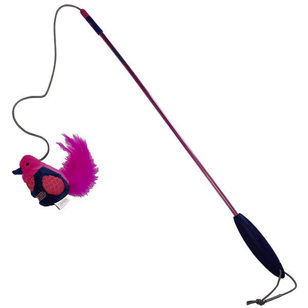 Joyser (Джойсер) Cat Teaser Bird - Дразнилка птичка со световым чипом, игрушка для котов 4.5х4.5х19 см