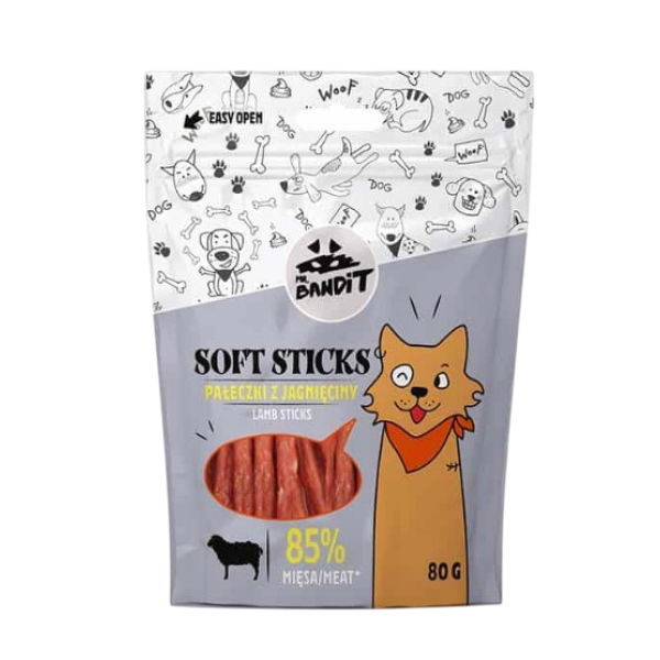 Mr. Bandit (Мр. Бандит) Dog Soft Sticks Lamb - Лакомство для собак мягкие палочки с ягненком 80 г