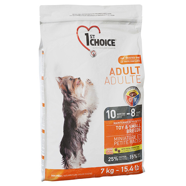 1st Choice (Фест Чойс) Adult Toy & Small Chicken - Сухой корм для взрослых собак малых пород с курицей 7 кг