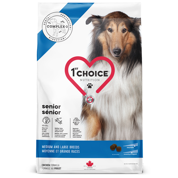 1st Choice (Фест Чойс) Dog Senior Med&Max Breed Сhicken - Сухой корм для собак средних и больших пород пожилого возраста с курицей 12 кг