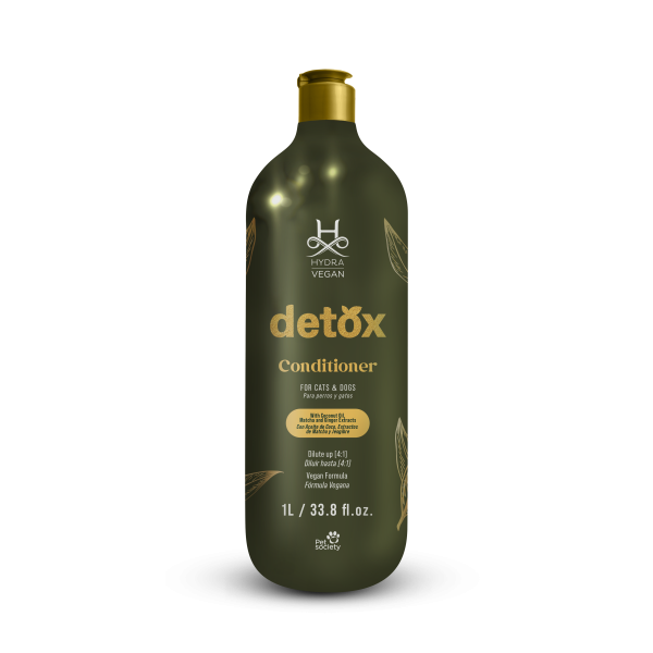Hydra (Гидра) Vegan Detox Conditioner - Детокс кондиционер для взрослых собак и котов для восстановления и насыщения шерсти и кожи 1 л