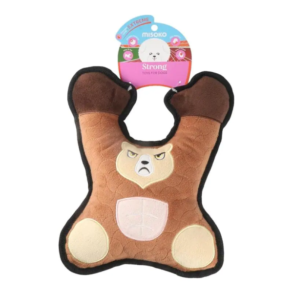 Misoko (Мисоко) Dog Toy Extremely Durable Bear - Игрушка для собак медведь чрезвычайно прочная 26 см